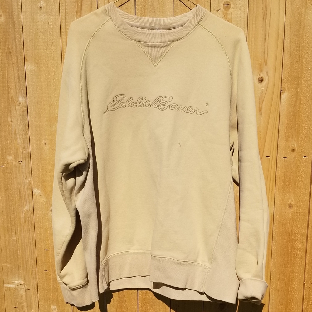 Eddie bauer embroidered crewneck mens